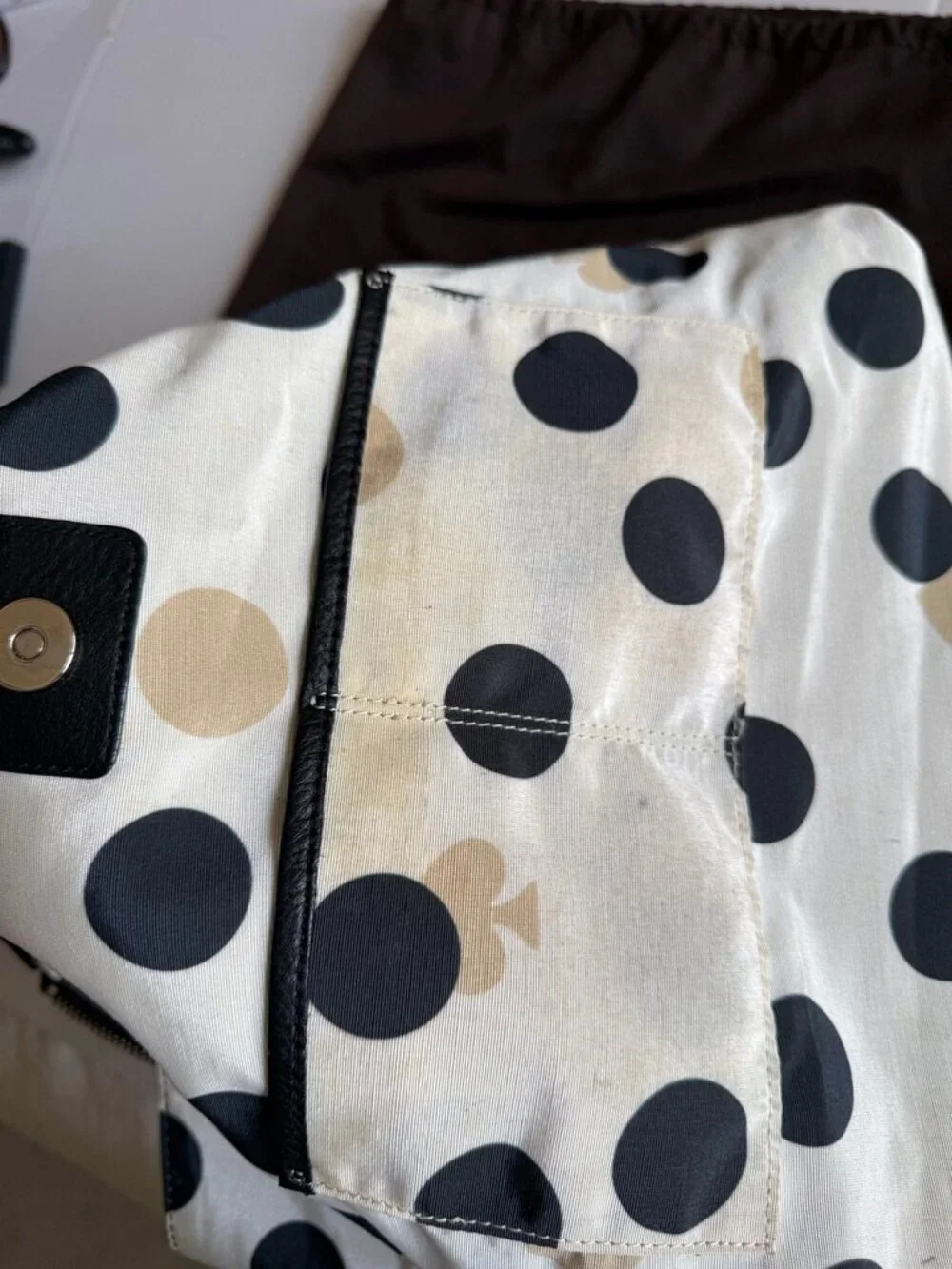 Kate Spade Black Pebbled Leather Hobo Bag